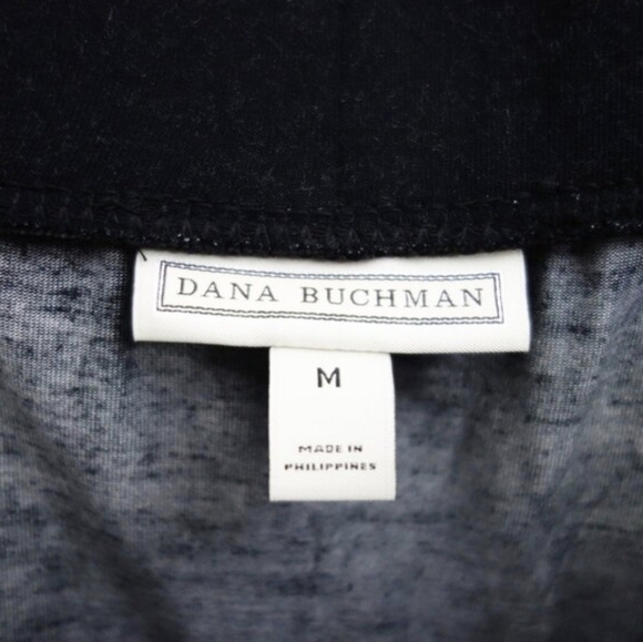 Dana Buchman floral Side Slits Long Slim Maxi Skirt (M) Black EUC - Picture 7 of 8